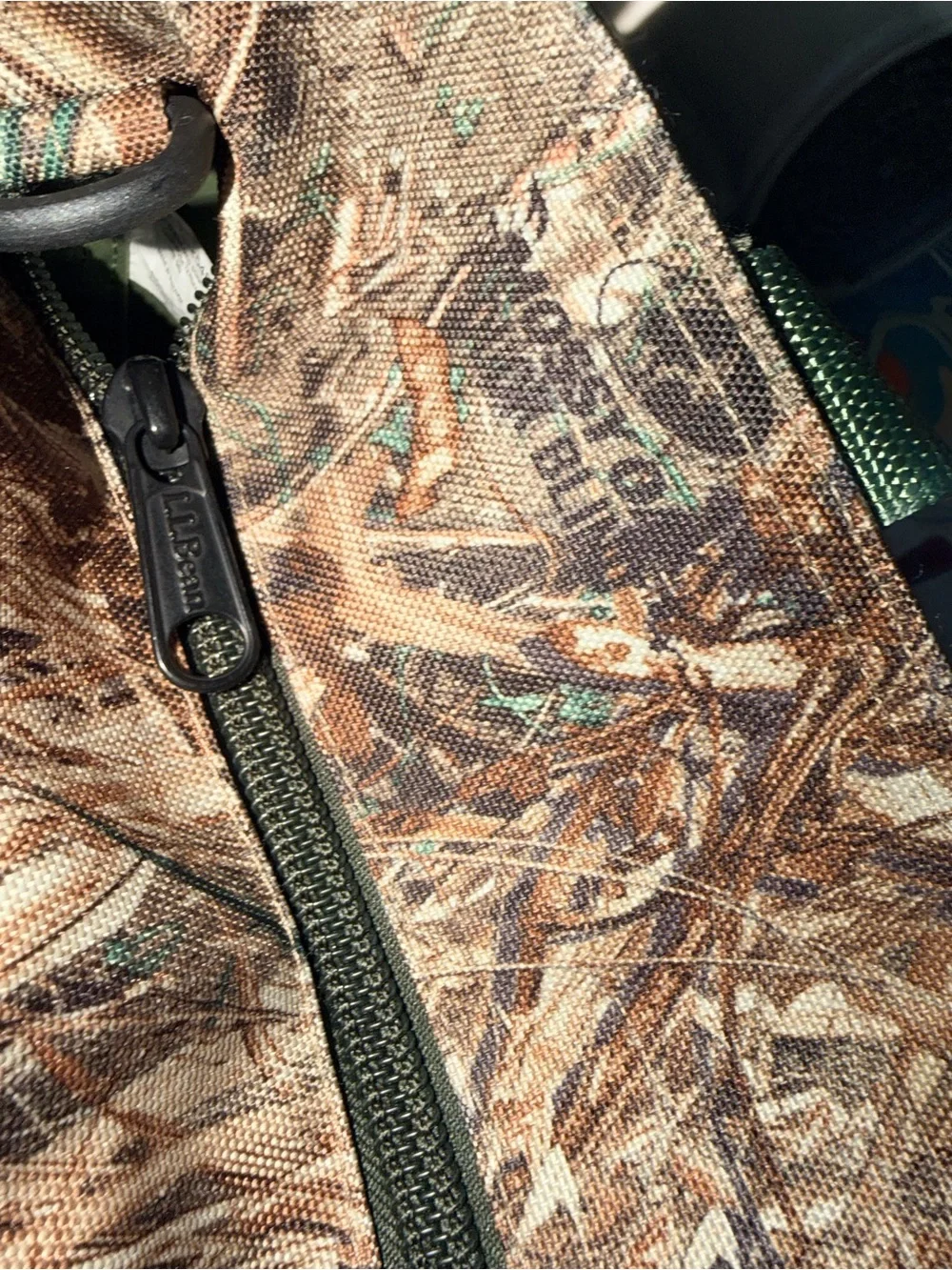 LL BEAN Mossy oak canvas duck tote bag